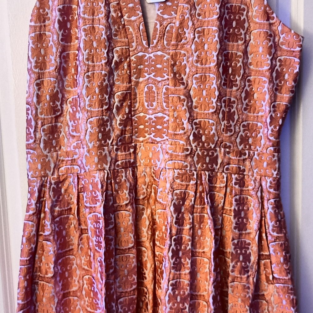 Victoria road dress salmon pink and silver size xxl